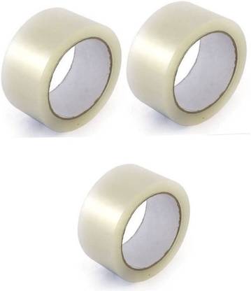 officekart 2 inch Single Sided Transparent Tape NA White Cello Tape (Manual)