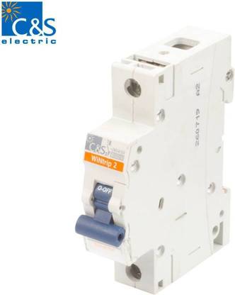 C&S B Curve MCB 6 AMP B6 2 PCS B Curve 6 AMP MCB B6 - Pack of 2 MCB