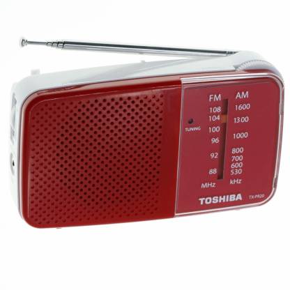 TOSHIBA TX-PR20 (Red) FM Radio