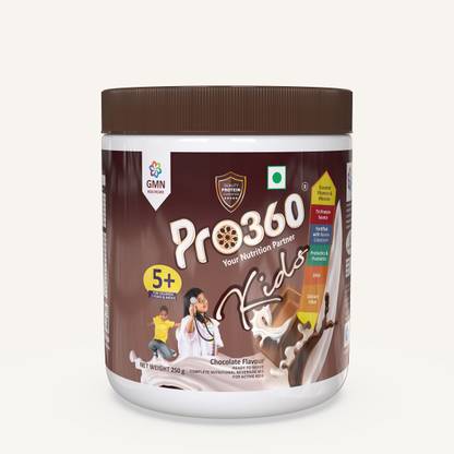 PRO360 Kids Nutritional Protein Drink Supplement Powder for Growing Children (Age 3 - 12 Years) – (Chocolate Flavour)