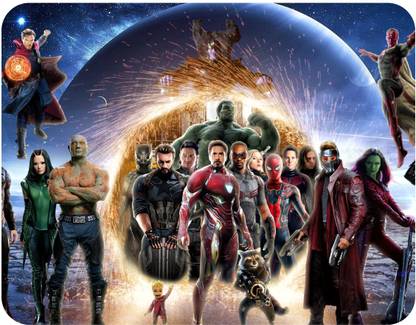 Artgenics Avengers Endgame Non-Slip Rubber Base Mouse Pad for Laptop and Computer Non Slip Base Mousepad