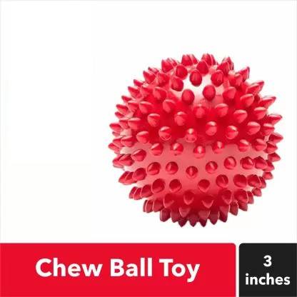 DogTrust Non-Toxic Stud Spike Hard Rubber Ball For Dog Rubber Ball For Dog