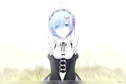 Rem Anime Waifu Best Girl Matte Finish Poster Paper Print