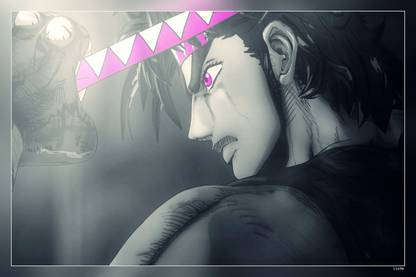 Anime Jojo'S Bizarre Adventure Joseph Joestar Matte Finish Poster Paper Print