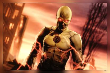 The Flash Reverse Flash Matte Finish Poster Paper Print