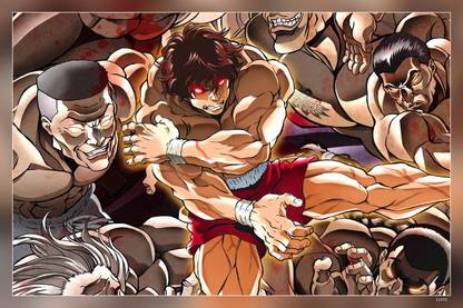 Baki The Grappler (Anime Series) Matte Finish Poster Paper Print