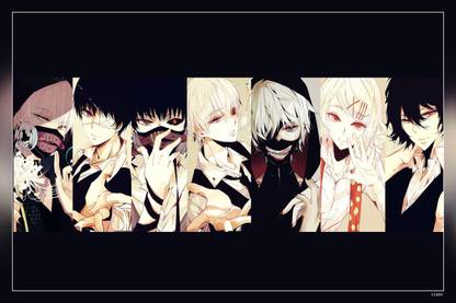 Tokyo Ghoul Ayato Kirishima Juuzou Suzuya Matte Finish Poster Paper Print