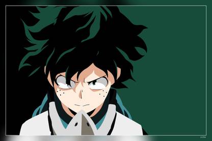 My Hero Academia Boku No Hero Academia Izuku Midoriya Matte Finish Poster Paper Print