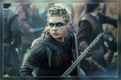 Vikings Katheryn Winnick Lagertha Vikings Matte Finish Poster Paper Print