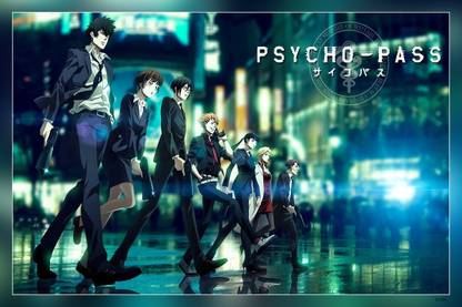 Psycho Pass Shinya Kogami Tsunemori Akane Anime Matte Finish Poster Paper Print