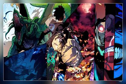Sung Jin-Woo (Solo Leveling) Anime Matte Finish Poster Paper Print
