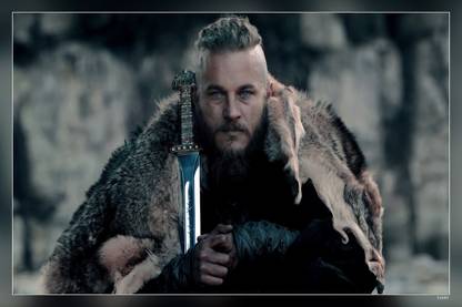 Vikings Ragnar Lothbrok Vikings Matte Finish Poster Paper Print