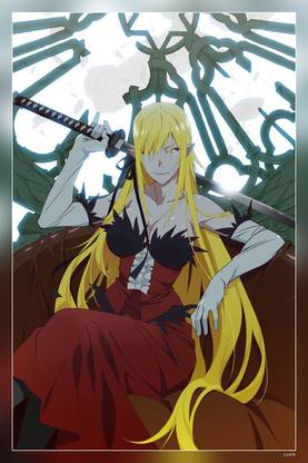 Monogatari Series Oshino Shinobu Anime Series Matte Finish Poster Paper Print