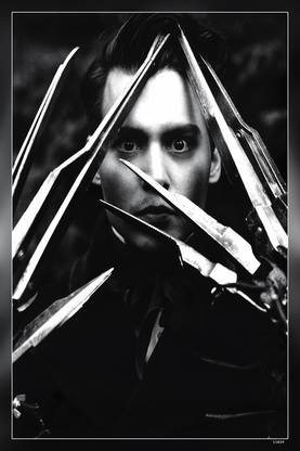 Edward Scissorhands Johnny Depp Tim Burton People Celebrity Movie Matte Finish Poster Paper Print