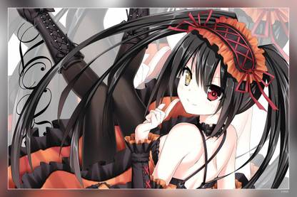 Date A Live Tokisaki Kurumi Anime Girls Artwork Matte Finish Poster Paper Print