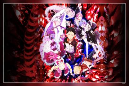Re:Zero − Starting Life In Another World Manga Series Matte Finish Poster Paper Print