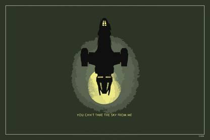 Serenity Firefly Spaceship Matte Finish Poster Paper Print