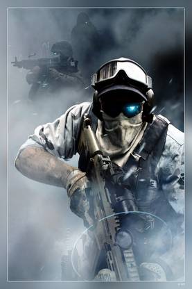Ghost Recon S Tactical Special Forces Video Game Matte Finish Poster Paper Print