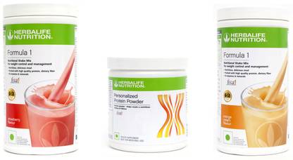 HERBALIFE Formula 1 Shake Strawberry & Orange Cream Flavor With Protein Powder 200 Gram Protein Shake