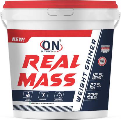 ON nUTRITION Gold Real Mass Gainer | Weight Gainer | Lean Whey Protein Muscle Mass Gainer Weight Gainers/Mass Gainers
