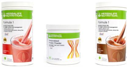HERBALIFE Formula 1 Shake Strawberry & Chocolate Flavor With Protein Powder 200 Gram Protein Shake