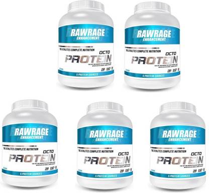 Rawrage OCTO Protein with 5 Protein Sources | Whey Protein Whey Protein