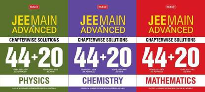 44+20 Years Chapterwise Solutions Maths, Physics, Chemistry Combo For JEE (Adv + Main)