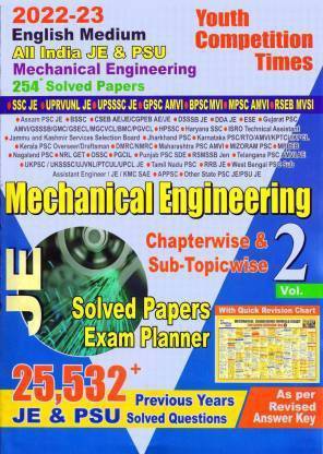 English Medium JE & PSU Mechanical Engineering Chapter-Wise Solved Papers Vol-2