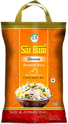SAIRAM ROZANA BASMATI RICE 10KG Basmati Rice (Medium Grain, Steam)