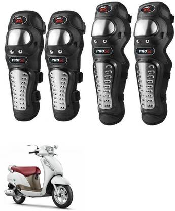 Znee Smart Knee Guard, Elbow Guard Free Black, Silver