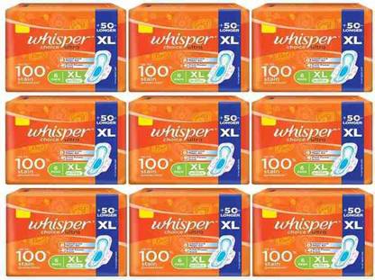Whisper Choice Ultra XL 6+6+6+6+6+6+6+6+6 Sanitary Pad Sanitary Pad