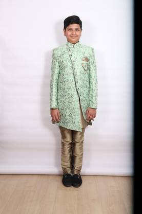 THE PANDA MART Printed Sherwani
