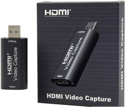 microware HDMI to USB 2.0 Audio Video Capture Card for Live Streaming Media Streaming Device
