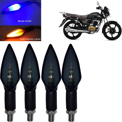 Pious Front, Rear, Side LED Indicator Light for TVS Universal For Bike