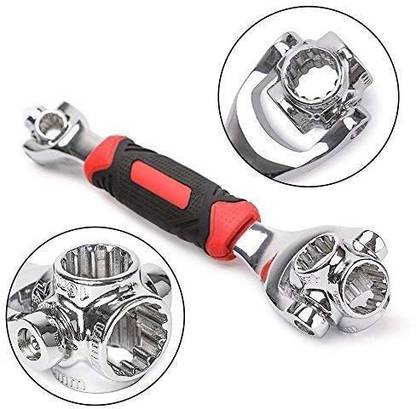 TRIMMO Applicable for multiple models:8 sleeves correspond to 8 types of screws Double Sided Socket Wrench