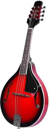 KADENCE KMANRD (Acoustic Mandolin Red, A style, F Holes, 8 strings)(with Online Classes) Acoustic Guitar Ash Hard Wood