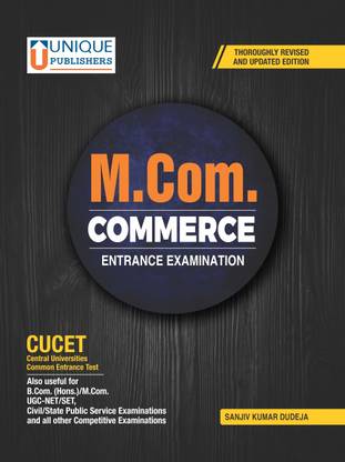 M. Com. Commerce Entrance Examination