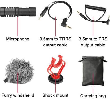 BOYA BYMM1 Boom Mic Cardioid Universal Shotgun Mic Audio Interface