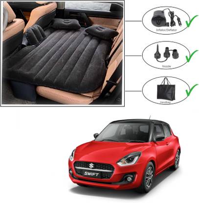 Gadiparts ™ Car Inflatable Bed with Two Air Pillows with Pump Kit for Swift -P47 Car Inflatable Bed