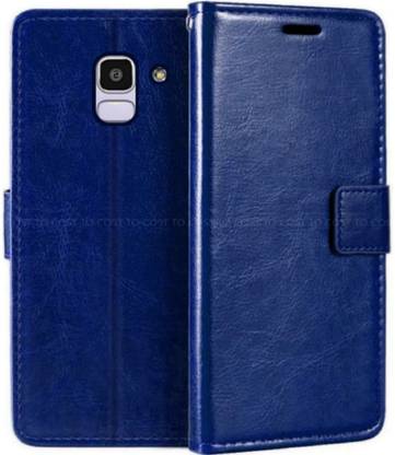 COST TO COST Flip Cover for Samsung Galaxy J6, Samsung SM-J600G Blue Flip Cover