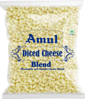 Amul Salty Mozzarella and Cheddar Cheese Diced
