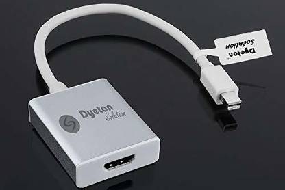 dyeton HDMI Cable 30 m High Speed Updated Mini Display Port Thunderbolt to Hdmi Adapter