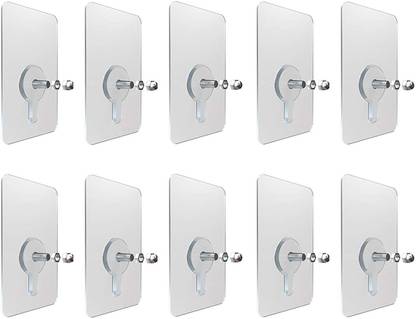 Z RED LIFESTYLE Adhesive Hooks, , Heavy Duty Wall Hooks for Hangin Hook 10