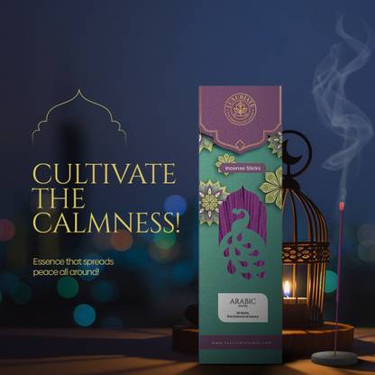 Luxuriate Arabic Incense (Contains 20 Incense Sticks/Natural Agarbatti) Oudh