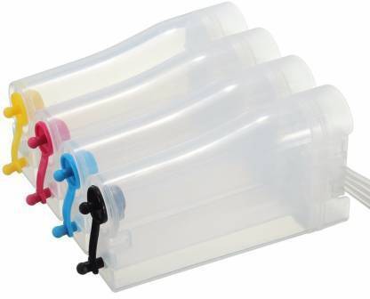 Kosh CISS Ink Tank Kit For HP DeskJet F370,F2120 Officejet 4355,5610,PSC 1400 Black + Tri Color Combo Pack Ink Cartridge