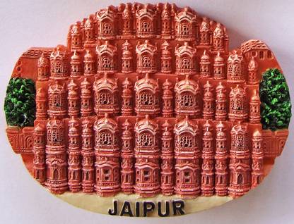 Temple Trees TEMPLE TREES TSC 0053 JAIPUR HAWA MAHAL FRIDGE MAGNET Fridge Magnet Pack of 1