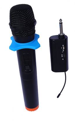 WON Wireless Mic Karaoke with Rechargeable Receiver System Set 80ft Transmission Microphone