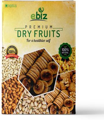 eBiz Premium Quality 100% Natural Dried Afghani Anjeer Fig, Dry Fruit Figs