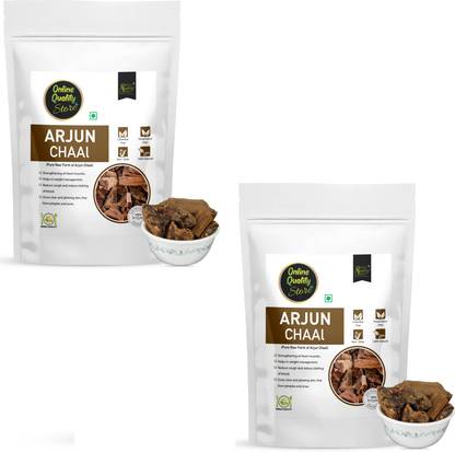 Online Quality Store Arjun Ki Chaal-200g|Terminalia Arjuna bark/Chaal Used to Maintain Blood Pressure