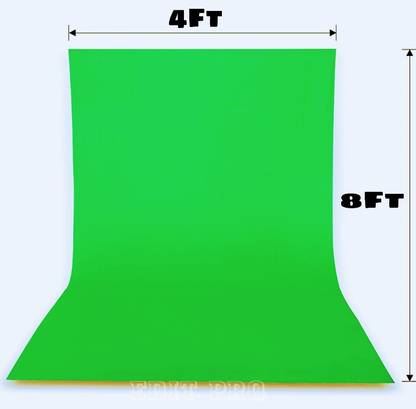 EDIT PRO 8FT X 4FT GREEN SCREEN BACKGROUND. SUPER THICK NON-TRANSPARENT LEKERA BACKDROP. Reflector